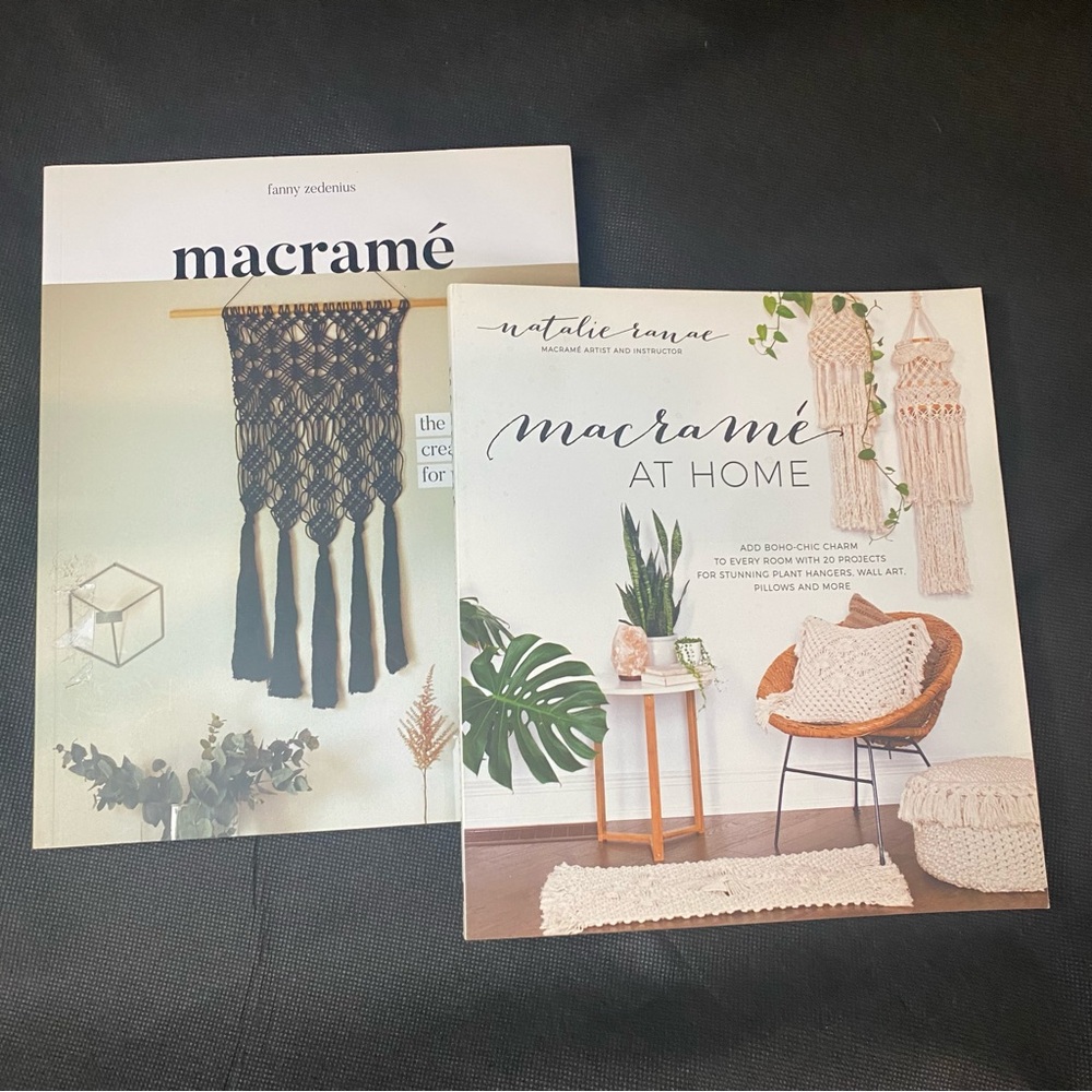 Macramé Craft Books Set of 2